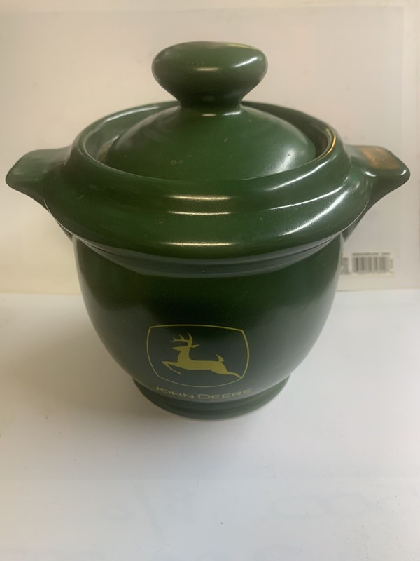 John Deere Ceramic Jar With Lid – Officially Licensed – For Sugar, Treats, Candy