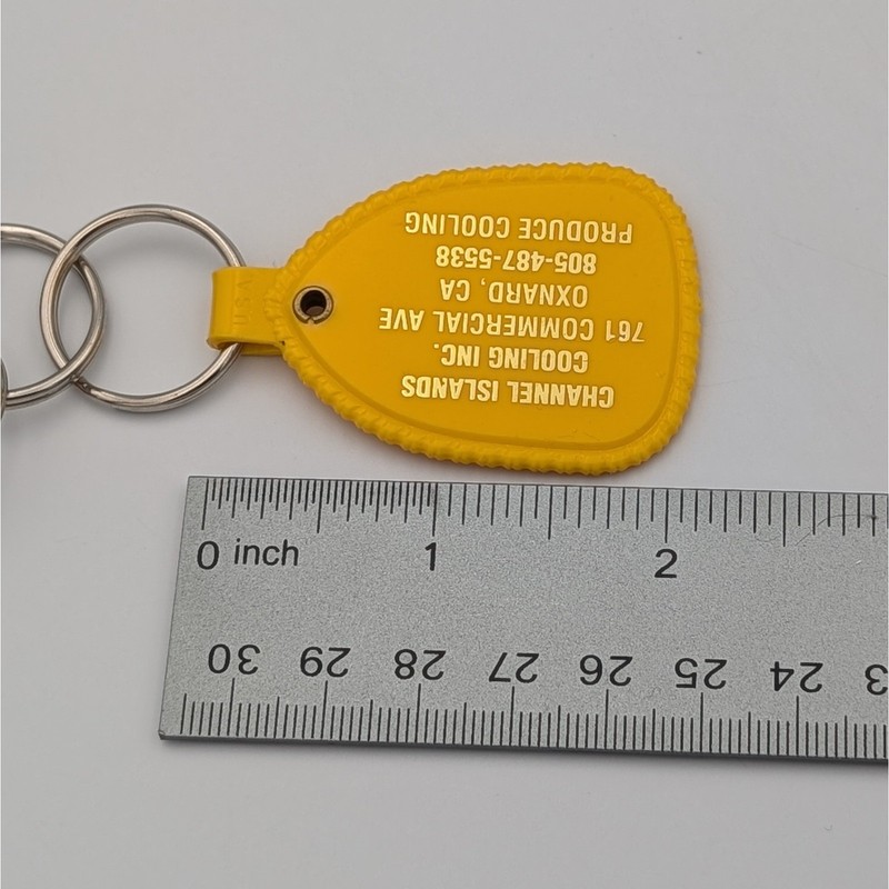 Vintage Channel Islands Cooling Inc Oxnard CA Advertising Keychains Set of 4 gallery