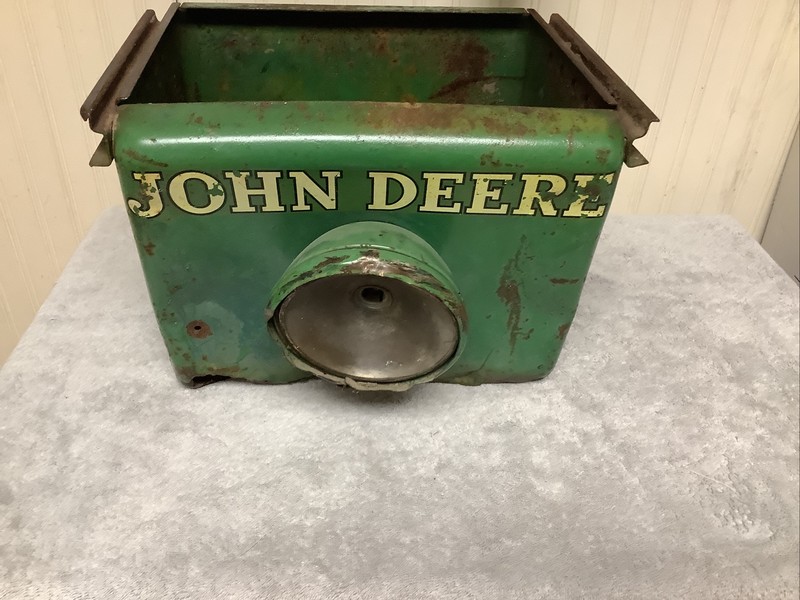Vintage John Deere battery box with light used