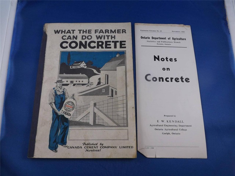 WHAT THE FARMER CAN DO WITH CONCRETE BOOK CANADA PORTLAND CEMENT CO. MONTREAL