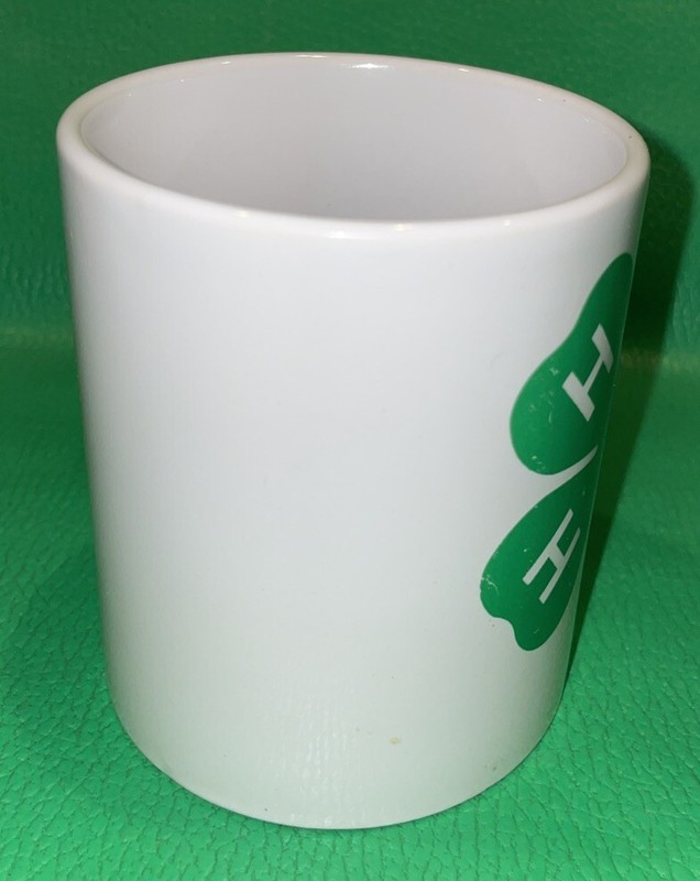 4H Club Coffee Cup Mug 4 H Green Four Leaf Clover gallery