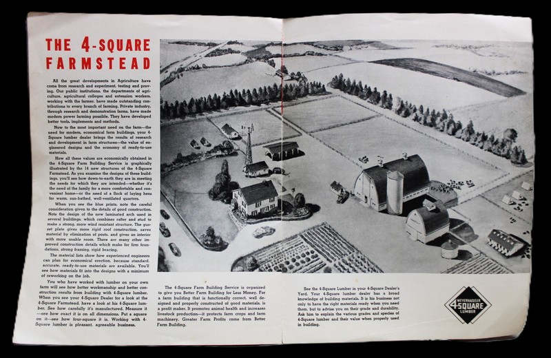 WEYERHHAEUSER LUMBER FARM BUILDINGS ADVERTISING SALES BROCHURE GUIDE 1930s gallery