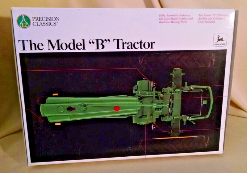 JOHN DEERE TRACTOR B PRECISION CLASSICS #12 NO 5107 1:16 1997 COIN BOOKLET CLIP. gallery