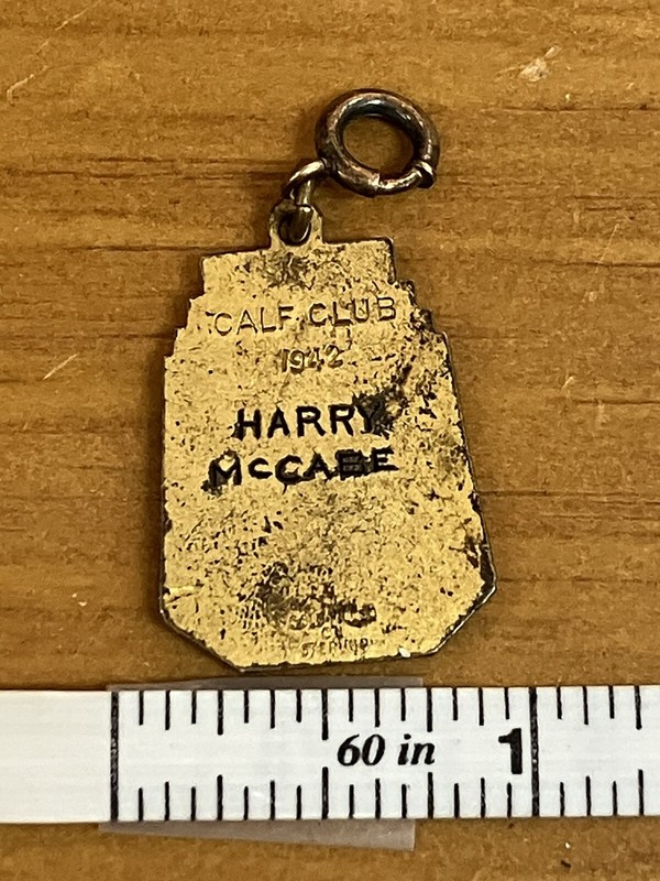 1942 Calf Club Indiana Livestock Breeders Cattle Sterling Silver Gold Tone gallery