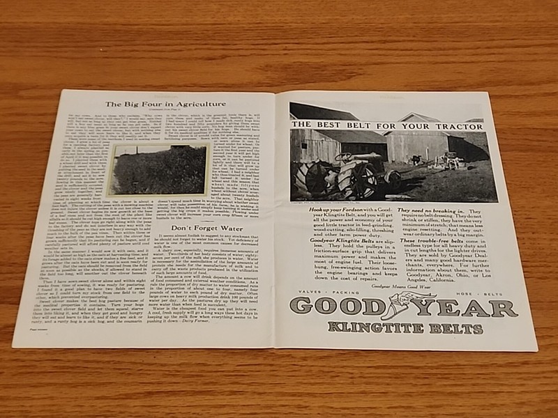The Fordson Magazine December 1923 Vintage Original gallery