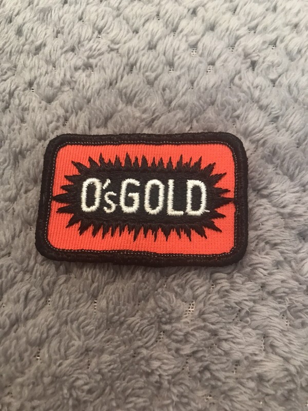 Vintage O,s Gold Farm Seed AG Advertising-Embroidered Jacket Patch/ Hat!