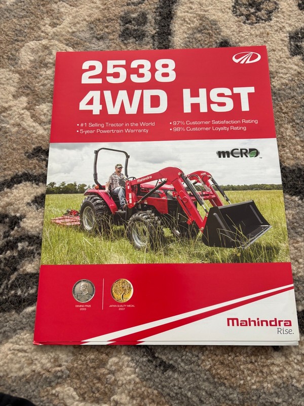 Mahindra 2538 Tractor Brochure FCCA25 no.4