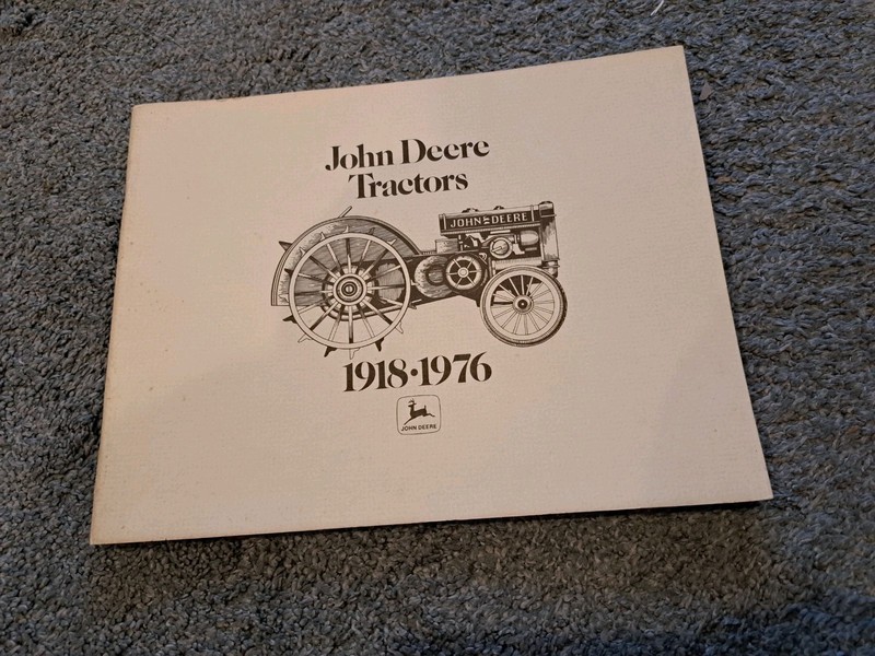 John Deere Tractors 1918-1976 Book Catalog Reference