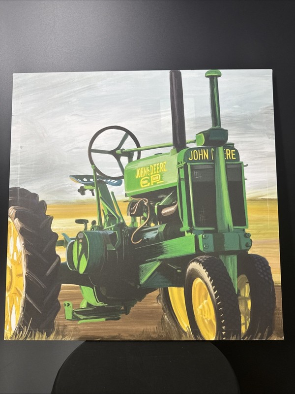 John Deere 23”x23” Canvas Poster Of General Purpose Tractor