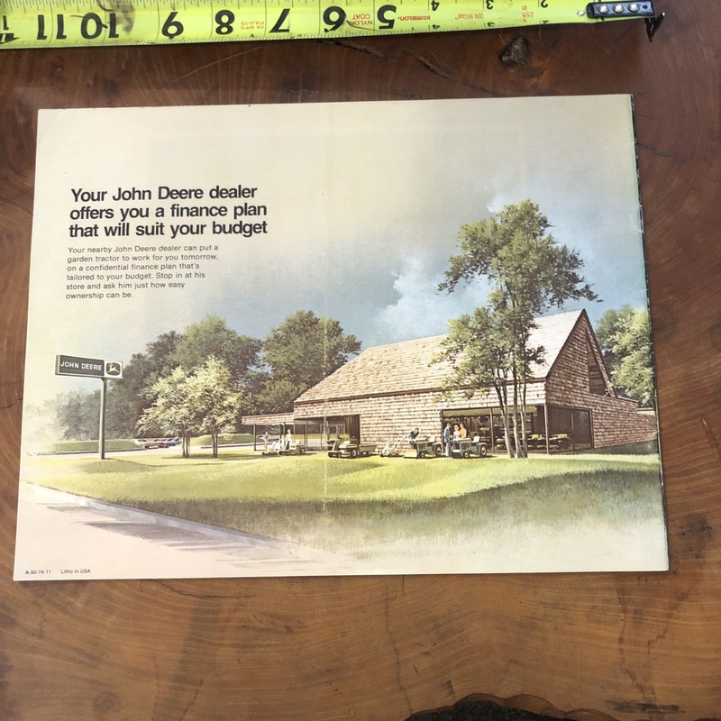 1975 John Deere Lawn & Garden Tractors & Equipment Buyers Guide Catalog Brochure gallery
