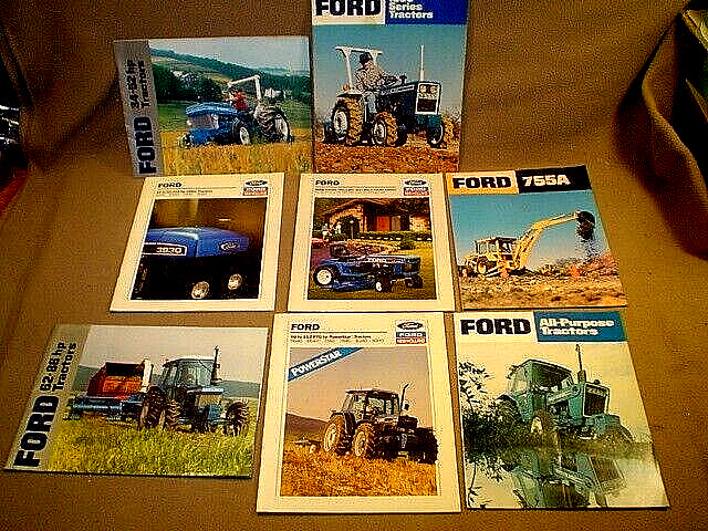 VINTAGE FORD TRACTOR BROCHURES CATALOGS