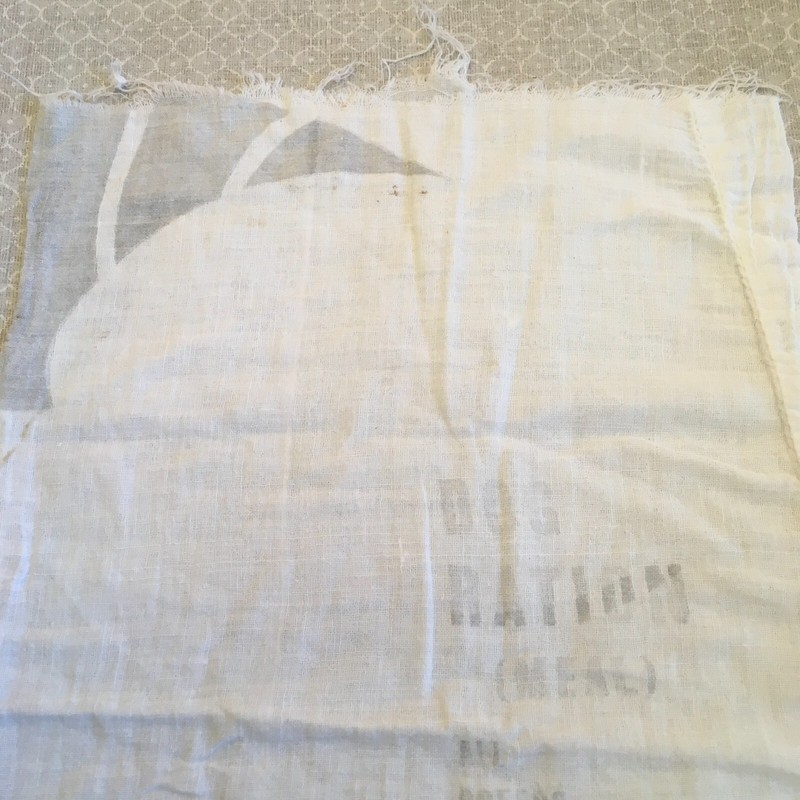 Vintage ARCADY Dog Food Cloth Feed Bag Chicago Illinois, 11 1/2" x 19", VGUC! gallery