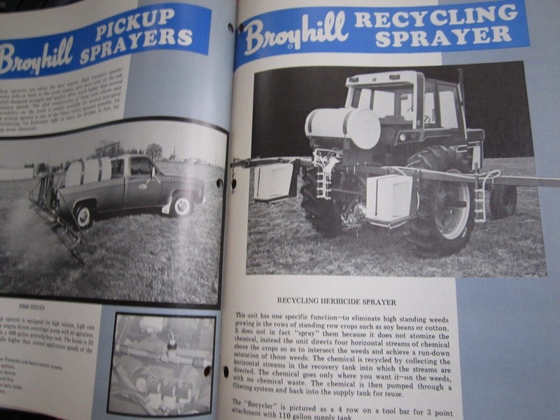 1977 BROYHILL SPRAYING & LIQUID APPLICATION EQUIPMENT 24 PAGE BROCHURE gallery