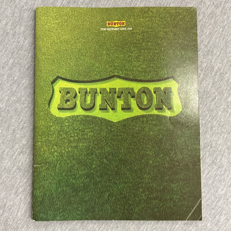 Vintage Bunton Lawn Mower Power Equipment Catalog