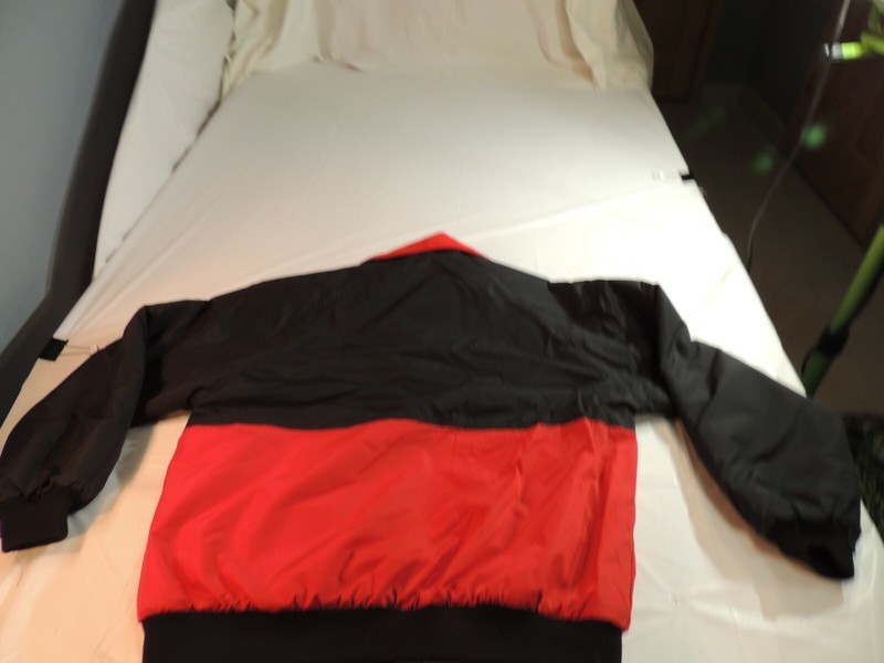 Wear Guard Mens Coat Size Large Red and Black Full Zip Fleece Lined FS FEED gallery