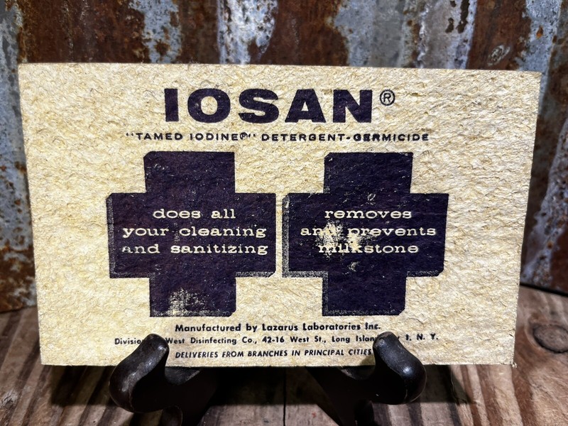 Don’t Just Stand There Do Sumpin! IOSAN Double Sided Dairy Advertising Sponge gallery