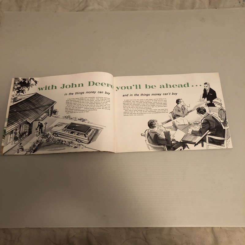 Vintage John Deere Tractor Dealer Sales Information Binder Repair Sales Machine gallery