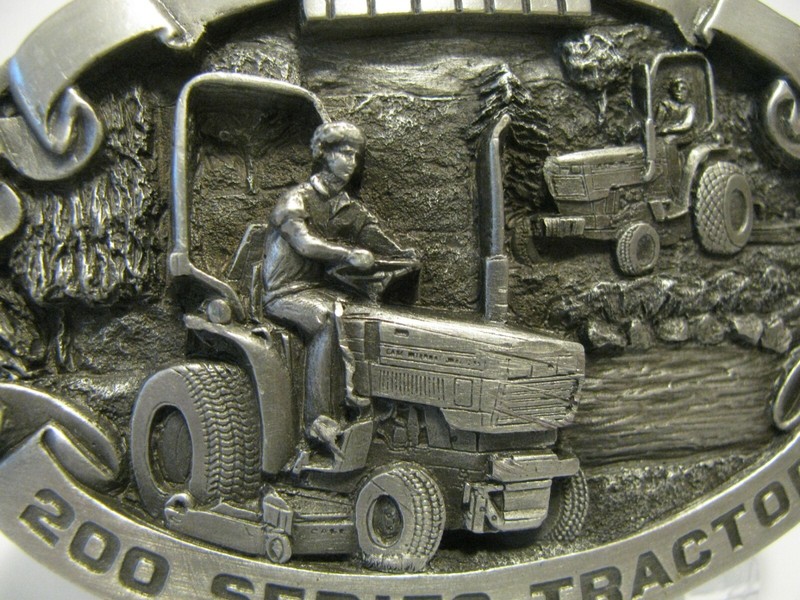 *Case IH 235 245 255 265 275 200 Series Utility Tractor Pewter Belt Buckle 1988 gallery