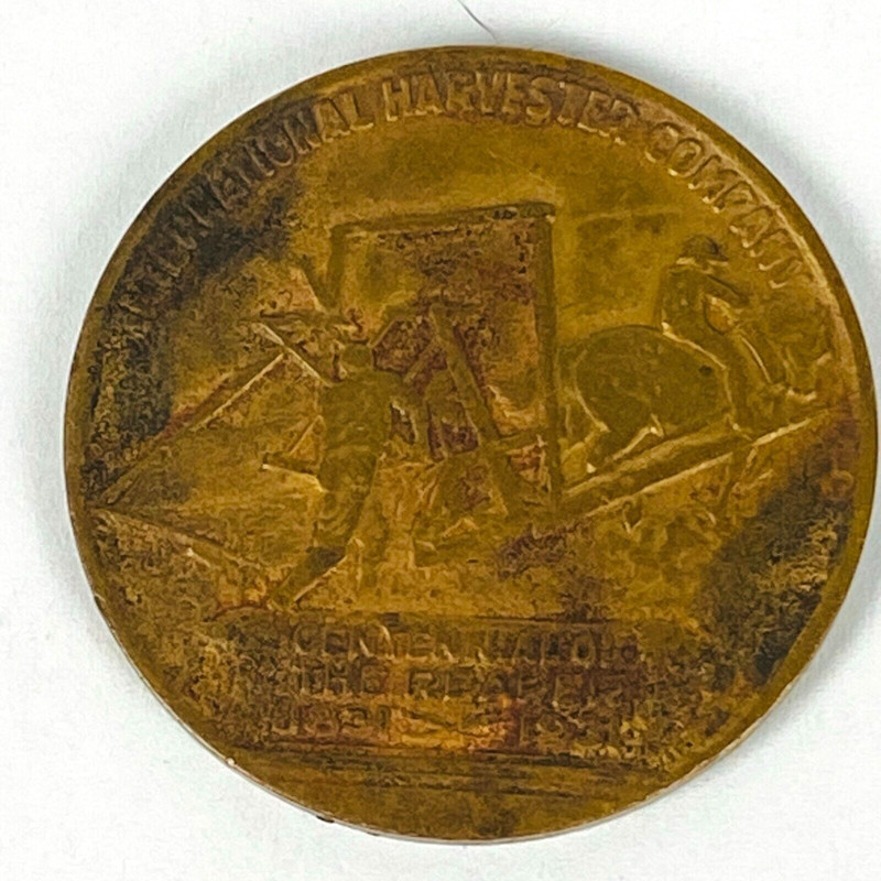1931 Coin International Harvester Company Cyrus Hall McCormick Round Token gallery