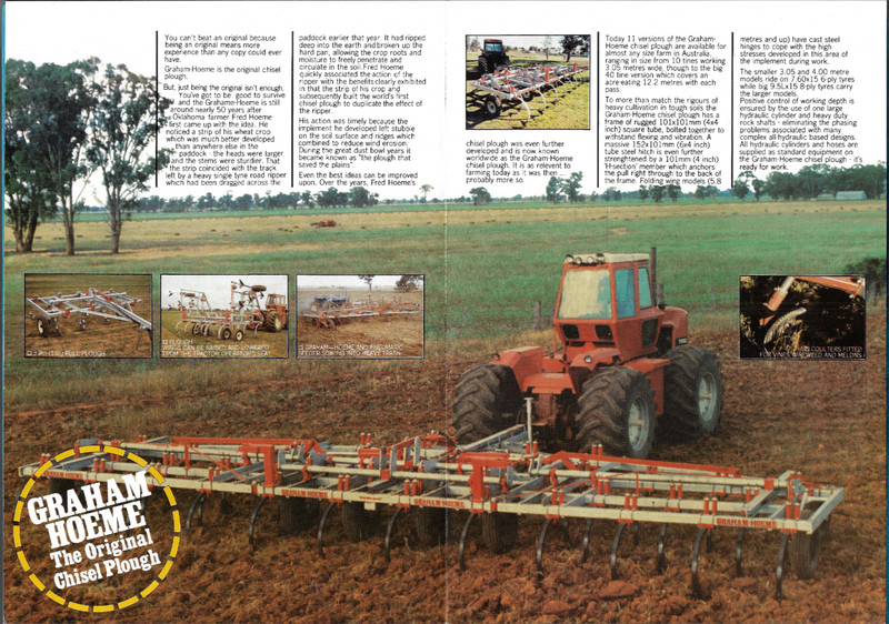 GRAHAM HOEME CHISEL PLOUGHS 4 PAGE BROCHURE gallery