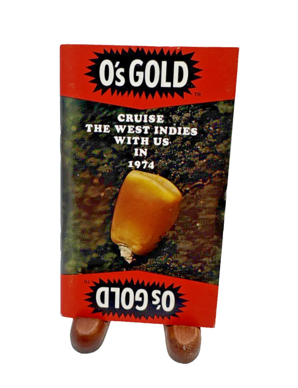 Vintage O’s Gold Seed Corn Notebook 1974 West Indies Cruise Promo Farm Ephemera