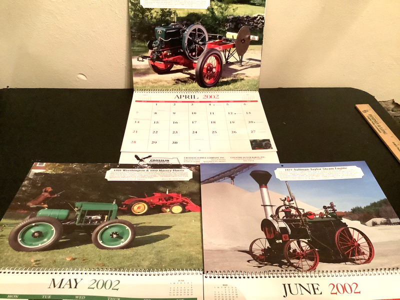 Vintage American Tractors Calendars 2002 Lot of 3 Crosslin Supply Company gallery