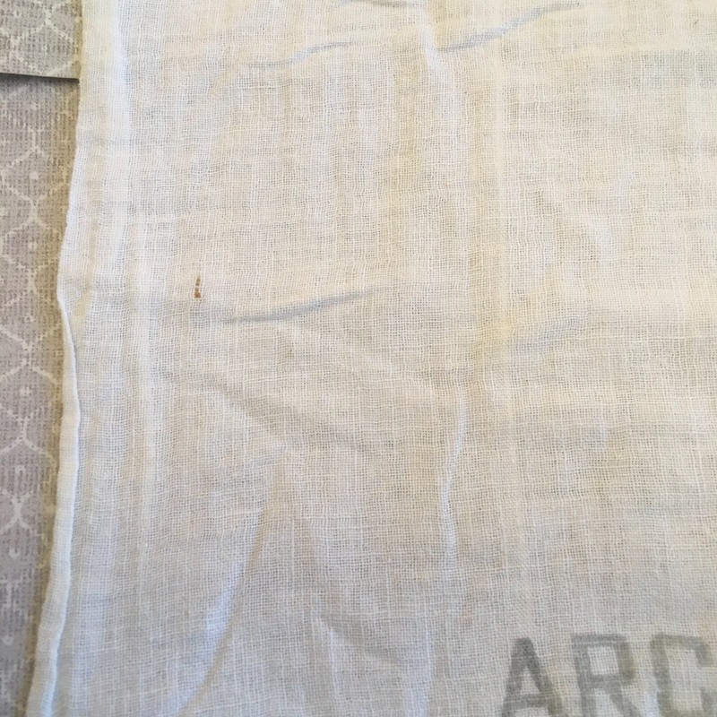 Vintage ARCADY Dog Food Cloth Feed Bag Chicago Illinois, 11 1/2" x 19", VGUC! gallery