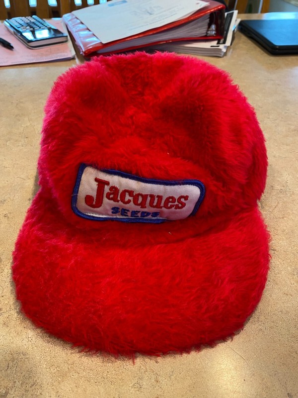 Vintage Fuzzy JACQUES SEEDS Hat with ear-flap, size small