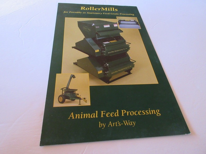 Art’s-Way Roller Mills 2 Page Brochure (I need to fold to ship due to its size)