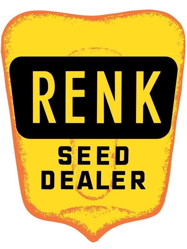 Renk Seed Corn Dealer DIECUT NEW 18″ Tall Sign USA STEEL