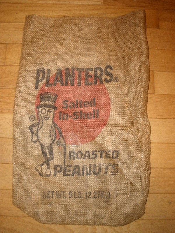 Peanuts Roasted Peanuts Canvas 5 Lb Bag 13″ x 20″ (SU105)