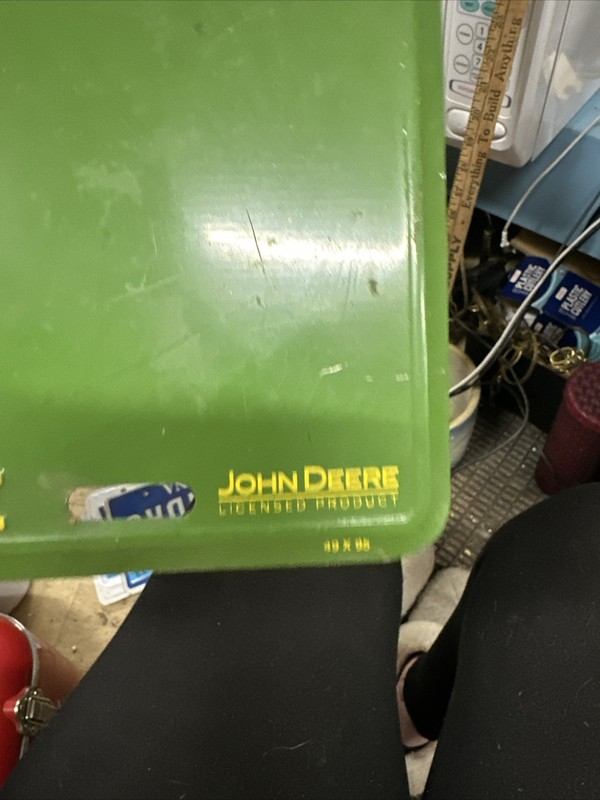 John Deere License Plate/ Licensed Product 2165 And 49x95 Green/yellow Colored gallery
