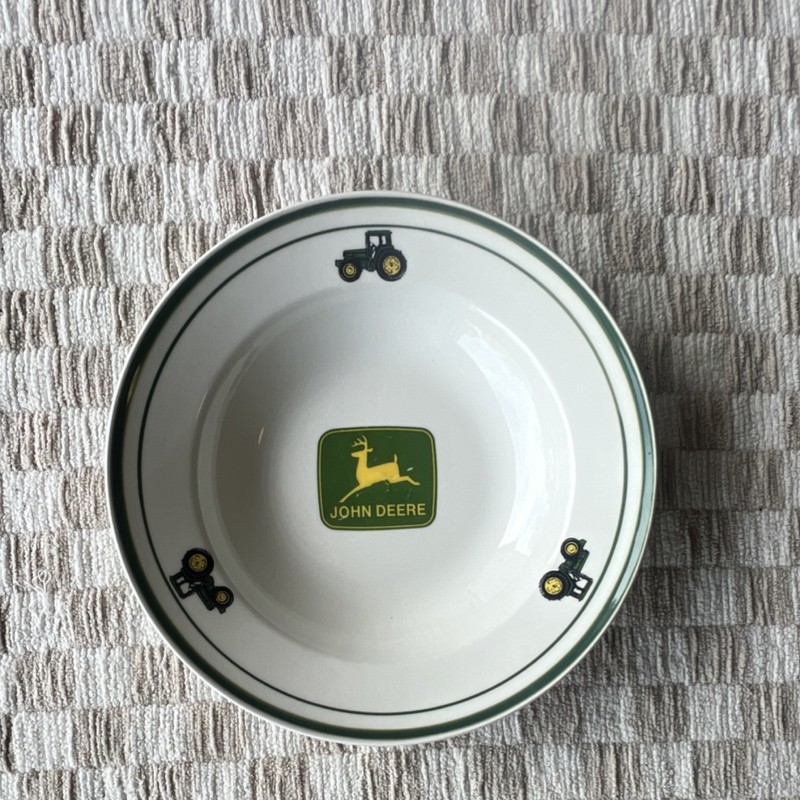 John Deere Bowl by Gibson Housewares Collectible Agriculture Theme