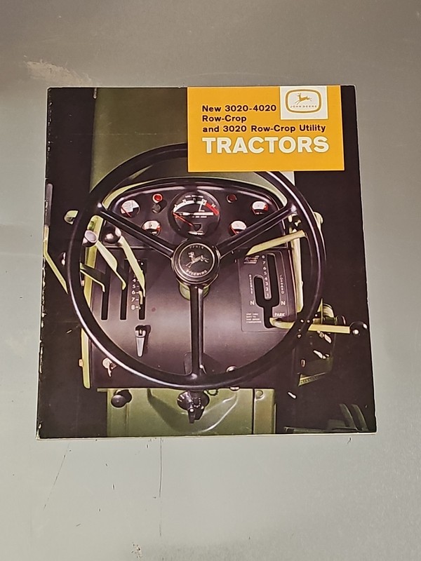 Original John Deere 20 Series Row Crop Utility Tractor Sales Brochure (B)