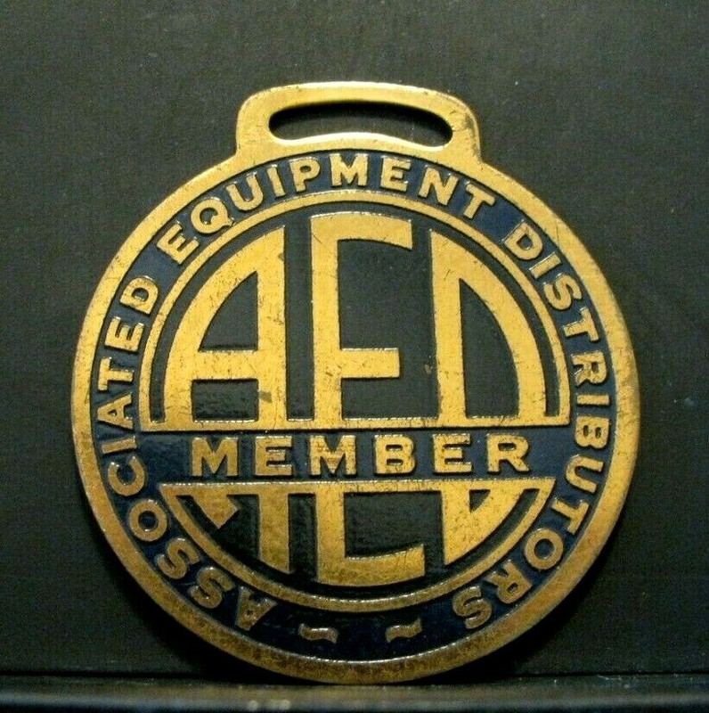 AED Associated Equipment Distributors Logo MEMBER Watch Fob Construction Ag Mine