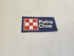 4″ X 2″ Cloth Patch Purina Chow Livestock Feed Farm Decor