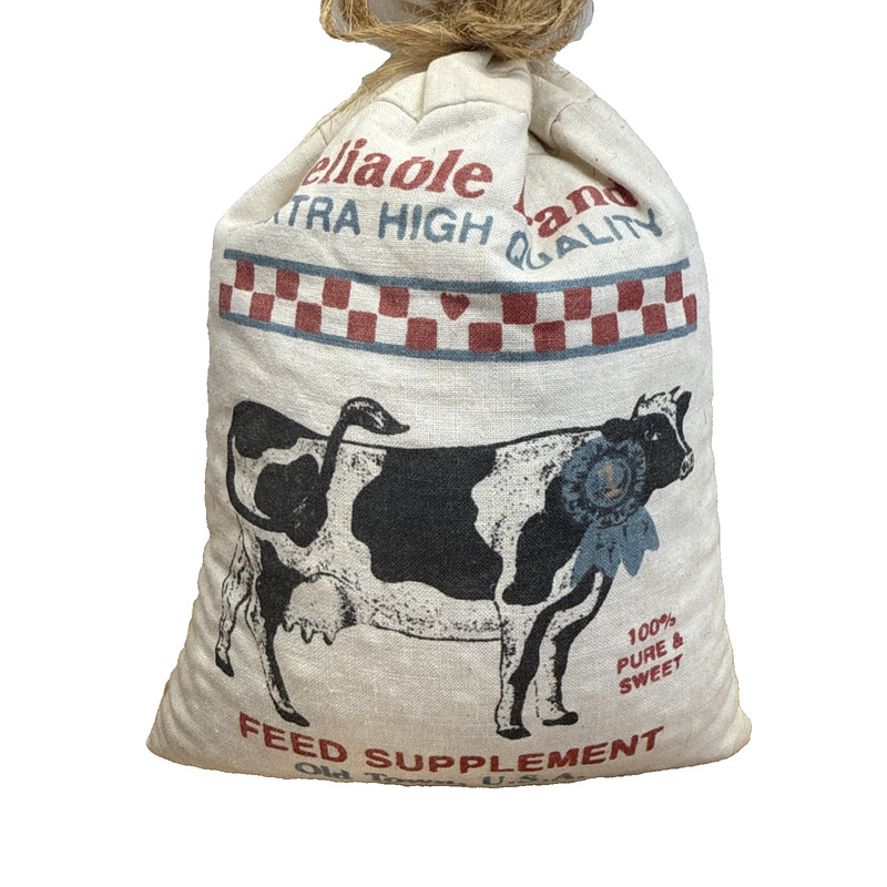Reliable Brand Feed Supplement Old Town USA 7”x6” Bag Of Feed Decor Farmhouse