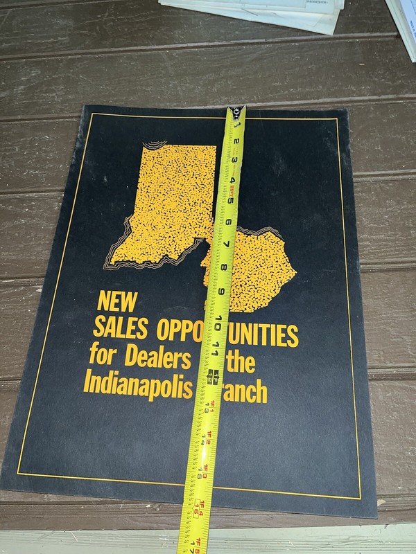 Vintage 4 Legged John Deere Dealers Sales Folder - NOS Indianapolis Advertising gallery