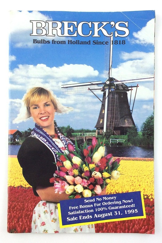 Brecks Bulbs From Holland Seed Catalog Plant Flower Garden 1995 Booklet T644