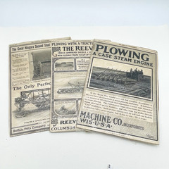 Lot of 3 Vintage 1909 Farm Machine Magazine Ads Feb The American Thresherman