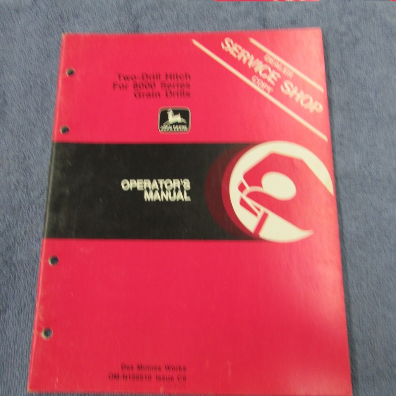 Operators Manual: ( DSS Copy ) John Deere 8000 Series Grain Drills