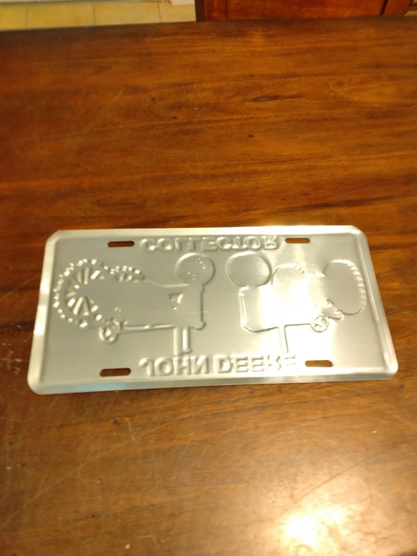 John Deere Collector License Plate Licensed Product 2263 gallery