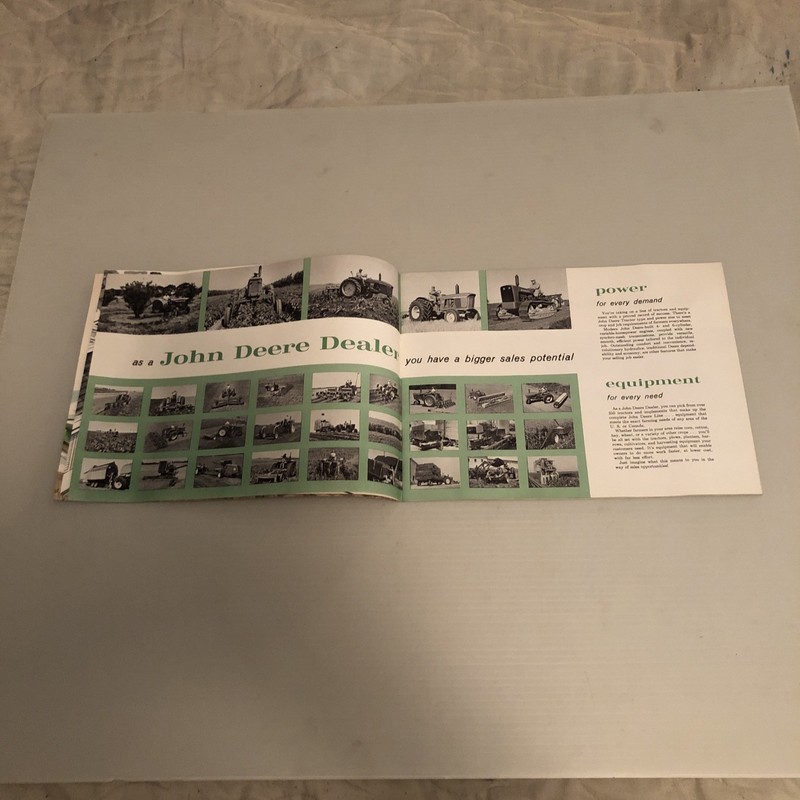 Vintage John Deere Tractor Dealer Sales Information Binder Repair Sales Machine gallery