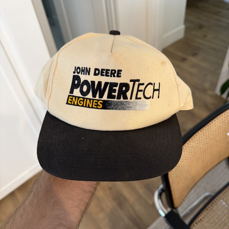 Vintage John Deere Power Tech Engines SnapBack Hat 90s