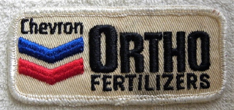 Vintage Chevron Ortho Fertilizers, Farm Plant Food, Agriculture PATCH