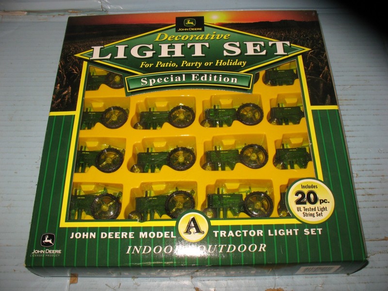 John Deere Model A Tractor 20 Pc Light Set Special Edition Indoor/Outdoor #1004