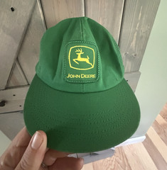 John Deere Green Mesh Snapback Trucker Hat Cap – Agriculture Theme