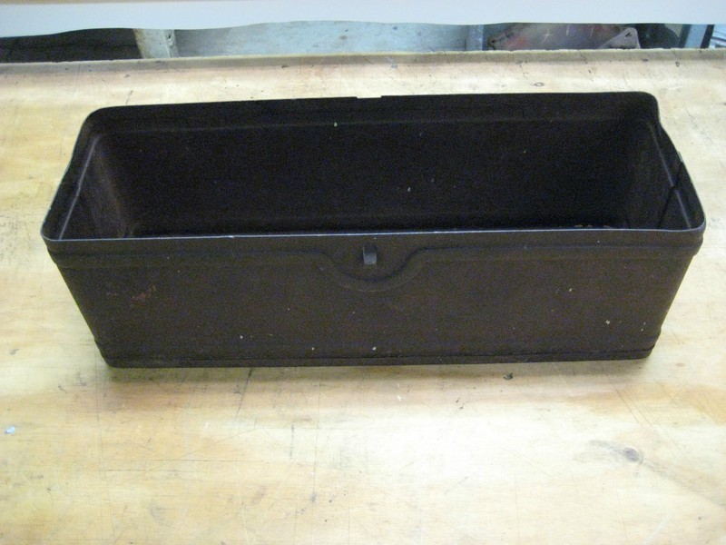 Antique Tractor or Farm Implement Metal Tool Box