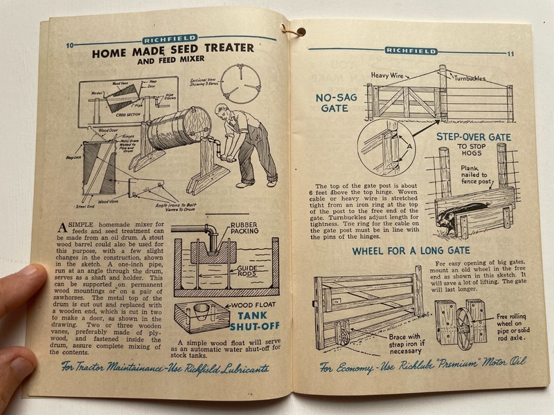 1949 Richfield Farm and Ranch Advertising Booklet w/ Projects and Records gallery