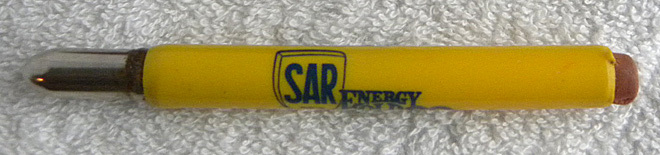 1980s Gold SAR Corn Hybrids, Henry Doepke, Charles City, Iowa IA Bullet Pencil
